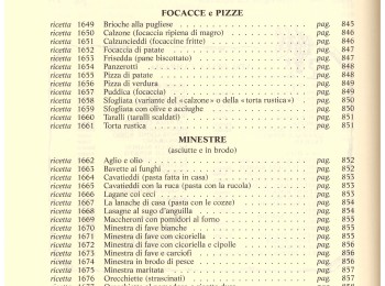 Figura 1- Orecchiette con cime di cola e lardo tra i piatti della tradizione pugliese. Fonte: Gosetti dela Salda (1967).