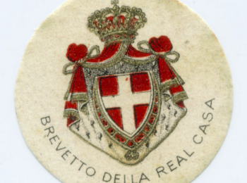 Figura 1 – Il simbolo del Brevetto della Real Casa concesso nel 1920 alla ditta “De Giorgi” dal re Vittorio Emanuele III. Fonte: Monte et al. (2006).