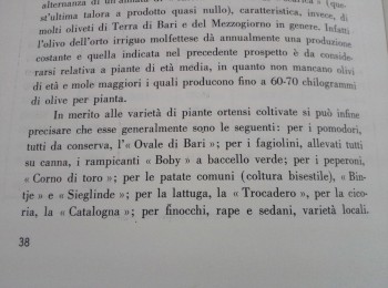 Figura 2 - La coltura bisestile nella provincia di Bari. Fonte: Panerai (1961).