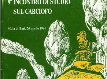 Figura 4 - Atti del convengo XIX incontro di studio sul carciofo, Mola di Bari (1986).