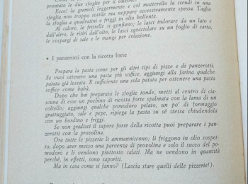 Foto 3 - La ricetta delle frittelle pugliesi. Fonte: Panza (1987).