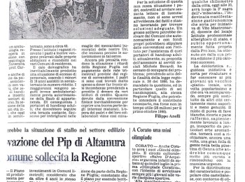 Foto 9 - La "Sagra dell'Impanata" di Castellana Grotte in un articolo del 1986. Fonte: La Gazzetta del Mezzogiorno di sabato 5 luglio 1986.