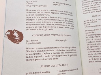 Foto 1 - Ricetta "Fiuri de cucuzza fritti". Fonte: Gaballo D’Errico (1990).