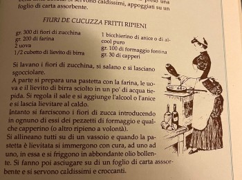 Foto 2 - Ricetta "Fiuri de cucuzza fritti ripieni". Fonte: Gaballo D’Errico (1990).