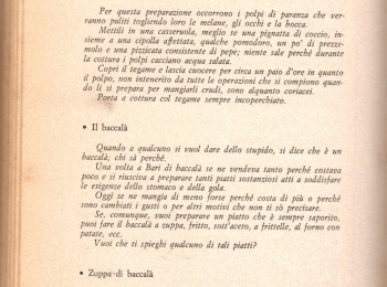 Foto 4 - Ricetta del polpo cotto con l'acqua sua. Fonte: Panza (1982).