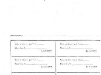 Figura 9 – Licenza di vendita di prodotti agricoli, tra cui la ‘Cima di rapa’ (1985). Fonte: Archivio storico del Comune di Minervino Murge.