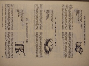 Figura 4 - Ricette tradizionali con i lambascioni. Fonte: Gosetti della Salda (1967).
