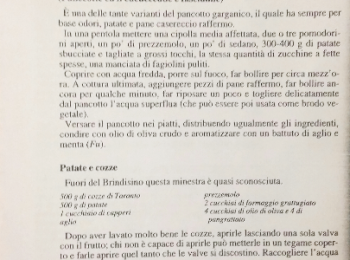 Figura 3 – Ricetta del pancotto. Fonte: Sada (1994).
