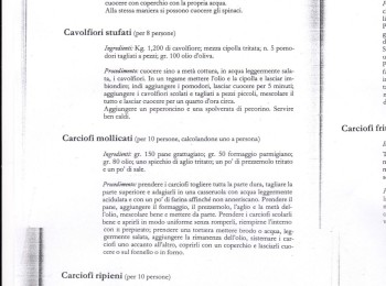 Figura 6 - Ricetta “carciofi mollicati'”. Fonte: Consoli (1989).