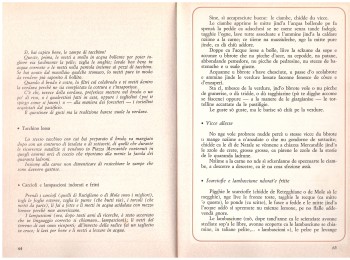 Figura 3 - Ricetta "Carciofi e lampascioni indorati e fritti" con traduzione in dialetto barese. Fonte: Panza (1982).
