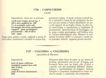 Figura  2 - Ricetta "Cialledda o Cialdedda". Fonte: Gosetti della Salda (1967).