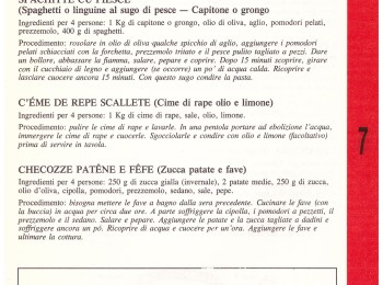 Figura 4 - C'éme de repe scallete (Cime di rape olio e limone). Fonte: Natale (Anonimo, 1989).