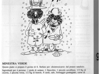 Figura 3 – Ricetta della minestra verde. Fonte: Natale (Anonimo, 1989).