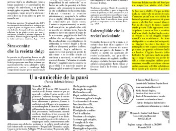 Figura 2 - Ricetta "Le sgagghiozze" in dialetto barese. Fonte: U Corrìire de BBàre (Anonimo, 2010).