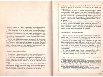 Figura 2 – Ricetta “Spaghetti alla sangiovannello” (Vermeciidde a la sangeuanniidde). Fonte: Panza (1982).