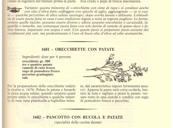 Figura 2 - Ricetta "Pancotto con rucola e patate". Fonte: Gosetti della Salda (1967)