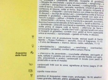 Figura 3 - Le "checozz-a lla peverèdde" tra le ricette tipiche di Acquaviva delle Fonti (BA). Fonte: AA.VV. (1990).