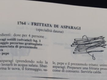 Figura 2 - Ricetta “Frittata di asparagi”. Fonte: Gosetti della Salda (1967).
