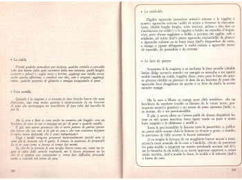 Figura  2 – Le ‘fave novelle’ con descrizione in dialetto barese a fronte. Fonte: Panza (1982).