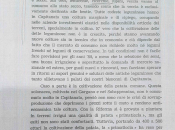 Figura 1 – Colture marginali e di ripiego della Capitanata. Fonte: Caroselli (1982).